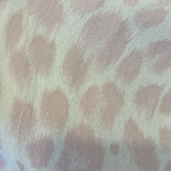 AFRM szXL pink & white leopard print maxi dress w/cutout side & lace up back GUC - Picture 9 of 16